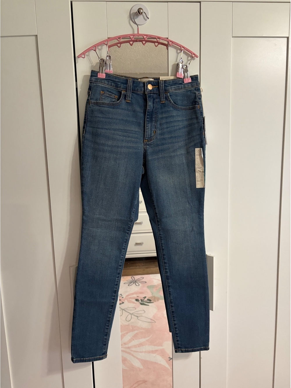 Old Navy High-Rise Skinny Jeans - Size 2 Short - Blue Denim